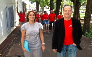 Pierre Vergès et Faïza Ibrahim déposent leur candidature Pierre Vergès et Faïza Ibrahim déposent leur candidature