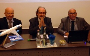 Laurent Magnin, PDG d'XL Airways, Luc Bereni à gauche et Olivier Besnard à droite (Photo DR) Laurent Magnin, PDG d'XL Airways, Luc Bereni à gauche et Olivier Besnard à droite (Photo DR)