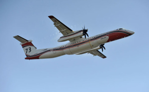 Le Dash 8 intervient à Sainte-Marie Le Dash 8 intervient à Sainte-Marie