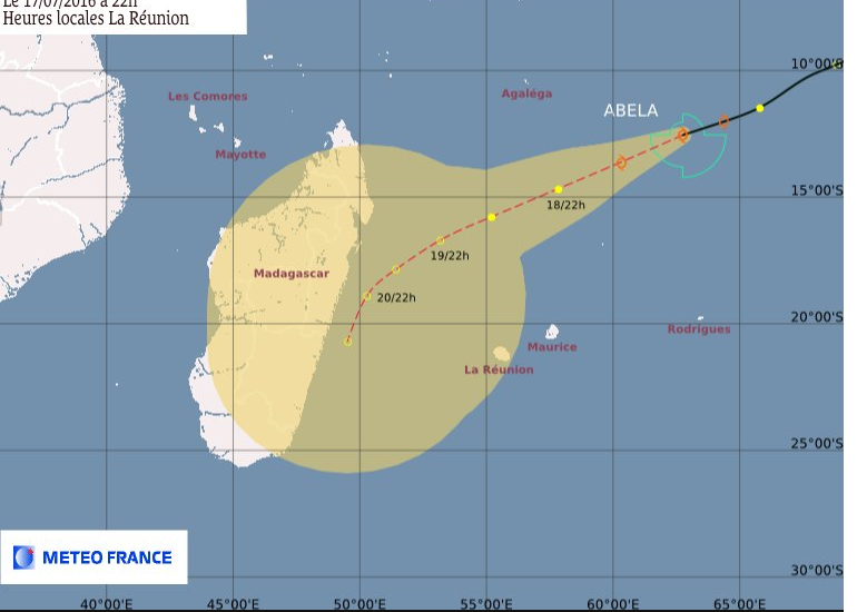 La dépression tropicale Abela devrait éviter la Réunion