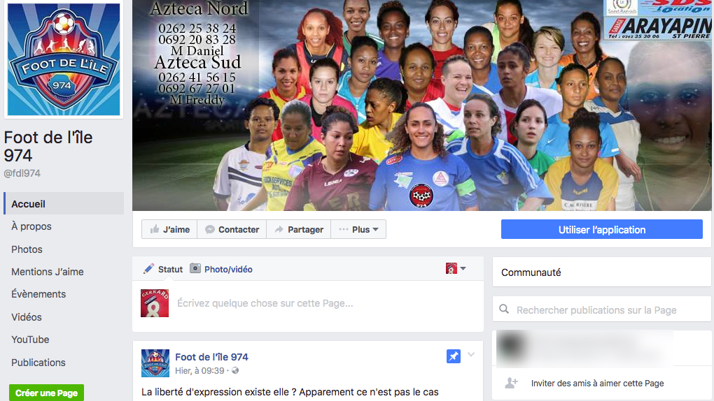 Le créateur de la page Facebook Foot de l'île 974 convoqué prochainement à la LRF