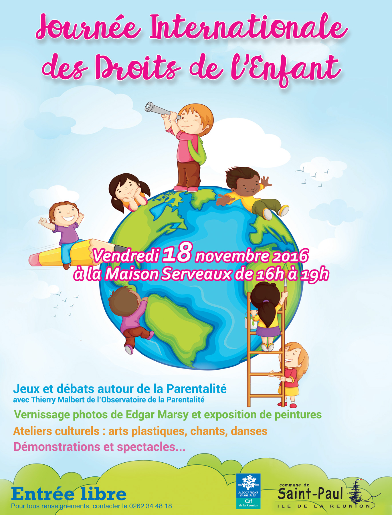 Journ e Internationale Des Droits De L Enfant Saint Paul