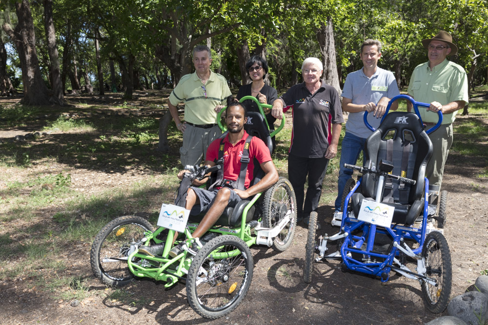 La balade et la randonnée à La Réunion enfin à la portée de tous avec les fauteuils électriques tout terrain - 21 février 2017