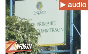 Mobilisation à l'école Philibert Commerson à la Bretagne