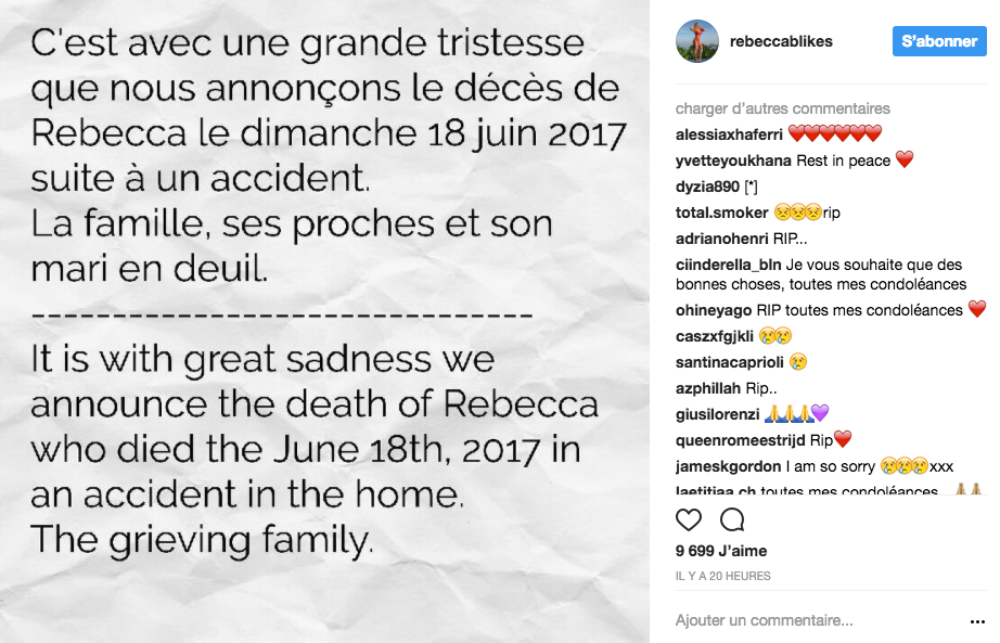 Décès d’une célèbre blogueuse fitness française après l’explosion d’un siphon à chantilly