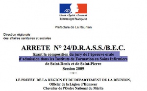 La CFDT dénonce les modalités de concours d'entrée à l'IFSI de Saint-Pierre