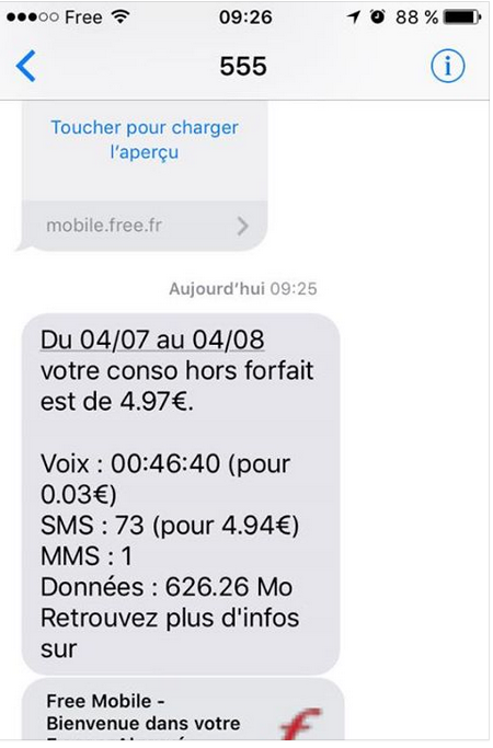 Free : Des SMS et appels voix surtaxés pour les possesseurs d'iPhone