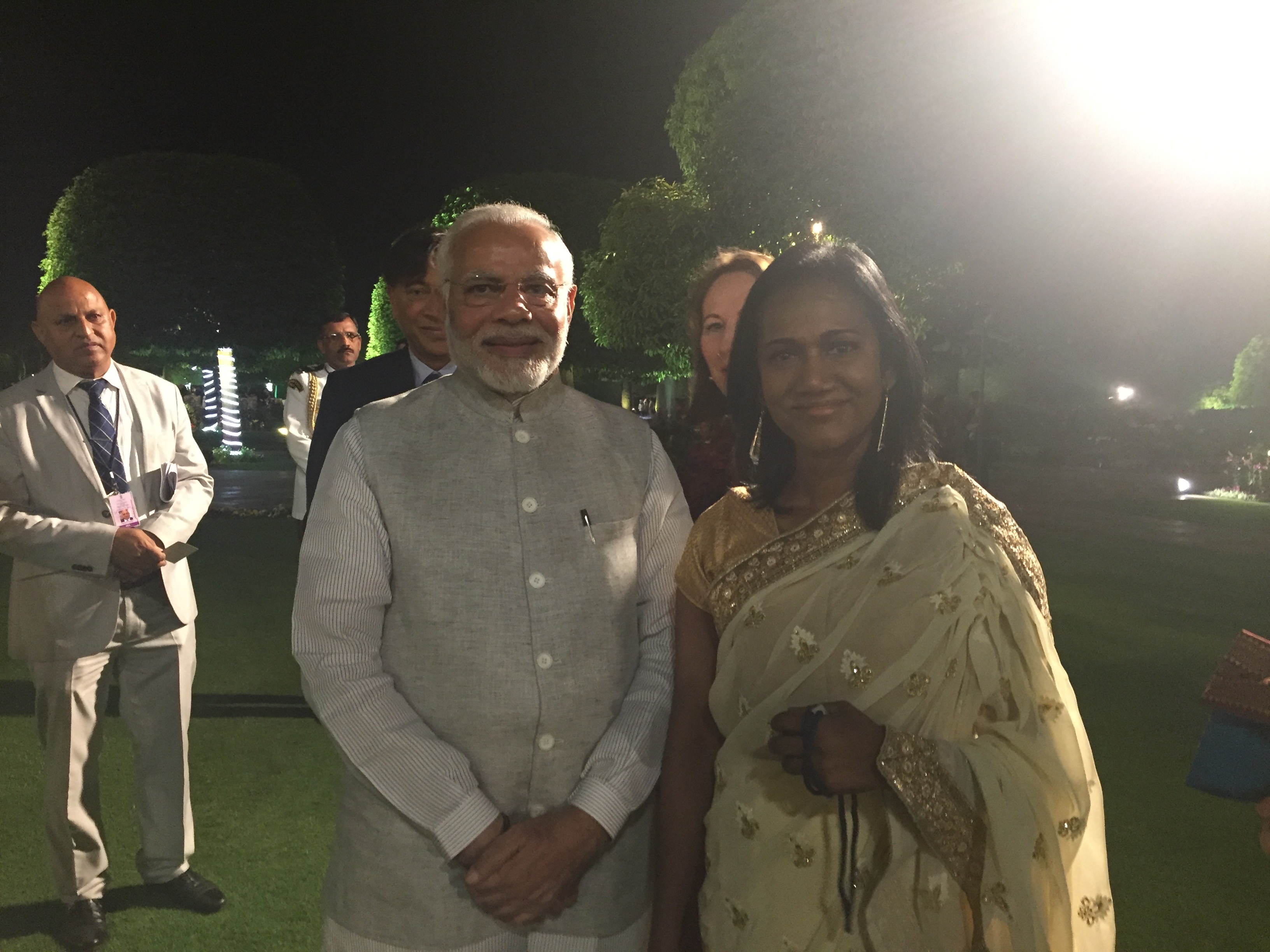 Nadia Ramassamy rencontre le Premier ministre indien Narendra Modi