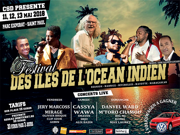 Du 11 au 13 mai : La Réunion au rythme du Festival des îles de l'Océan Indien