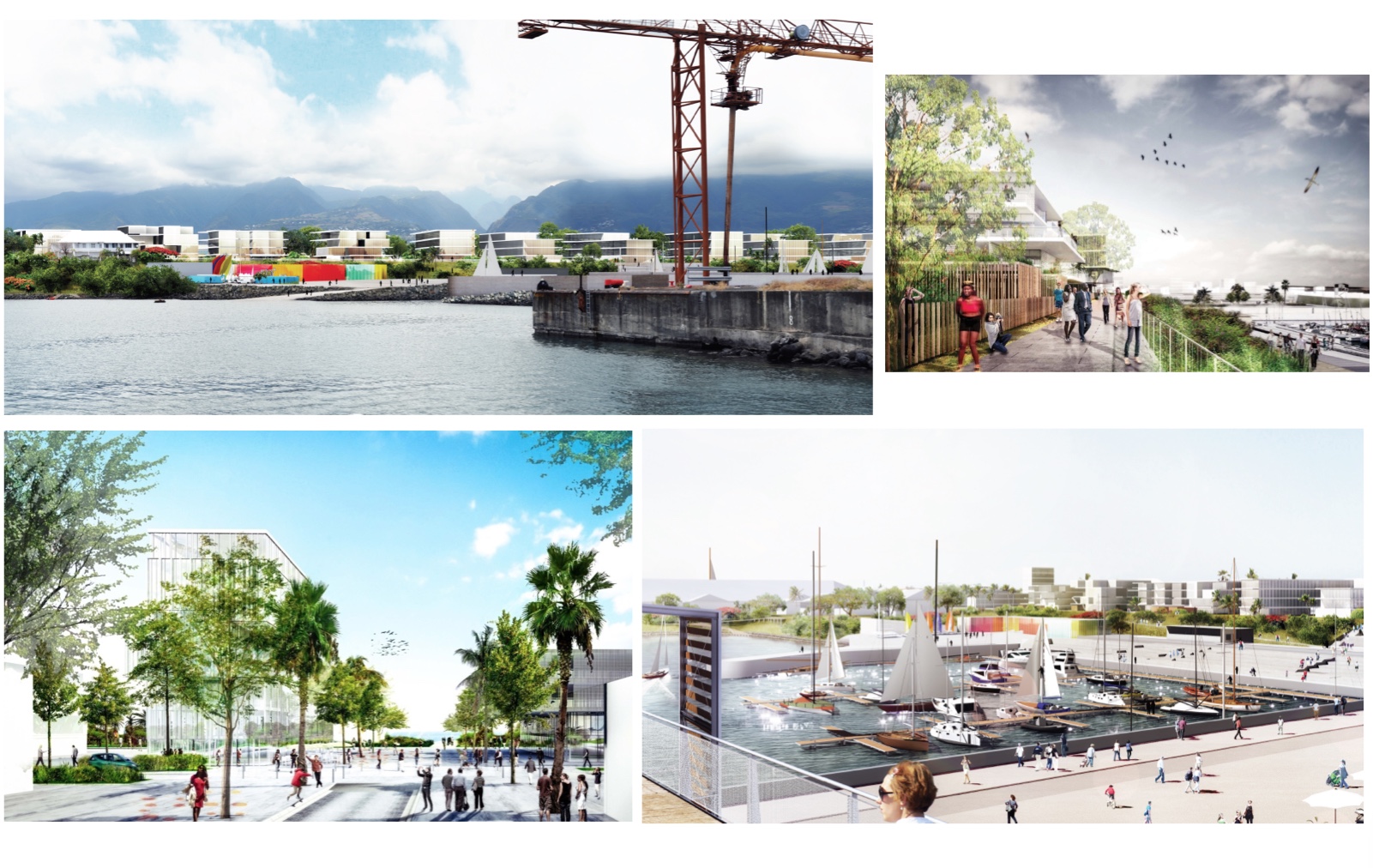 Plan Action coeur de ville : Les projets présentés par les quatre communes réunionnaises retenues