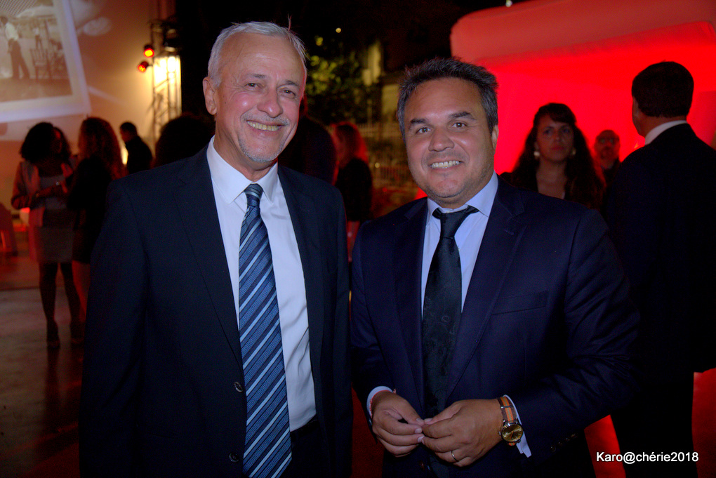 Mario Lechat Président de Cirano Group et Didier Robert Président de la Région Réunion
