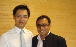 Ibrahim Patel rencontre Pascal Thien-Ah-Koon, président de la CCI France/Taiwan