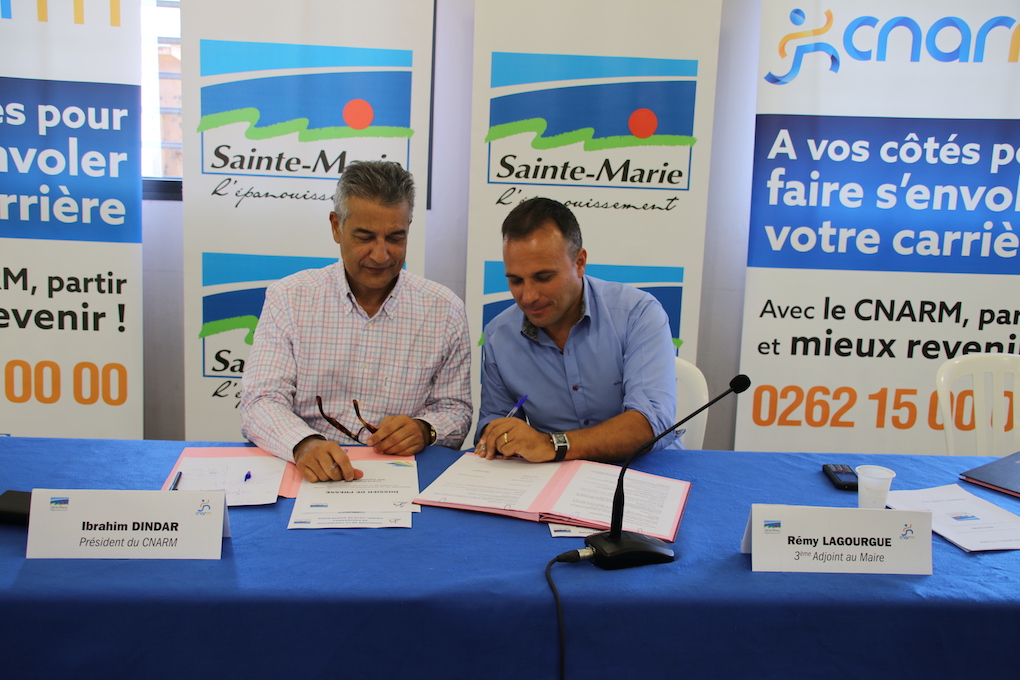 Un partenariat signé entre le CNARM et la ville de Ste-Marie