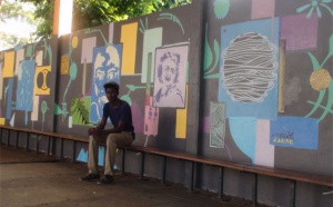 Rafraîchissement à la mode "arts urbains" pour les murs du collège Montgaillard