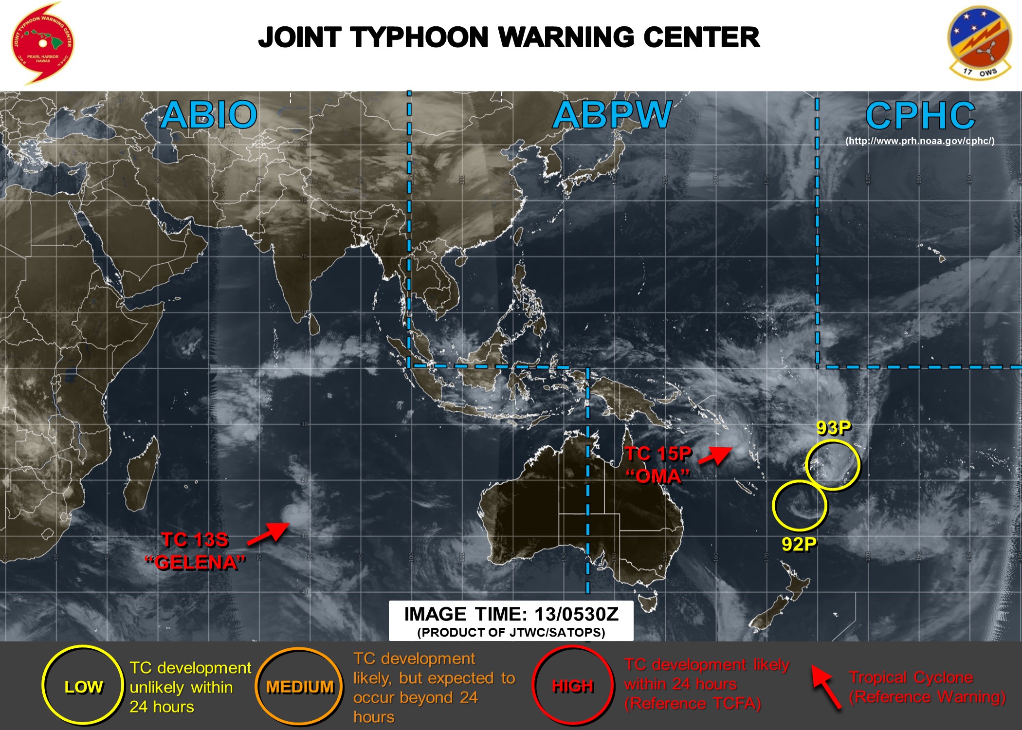 Cyclones: Sud Pacifique: 3 systèmes : mais OMA devrait avaler les deux autres (VIDEO)