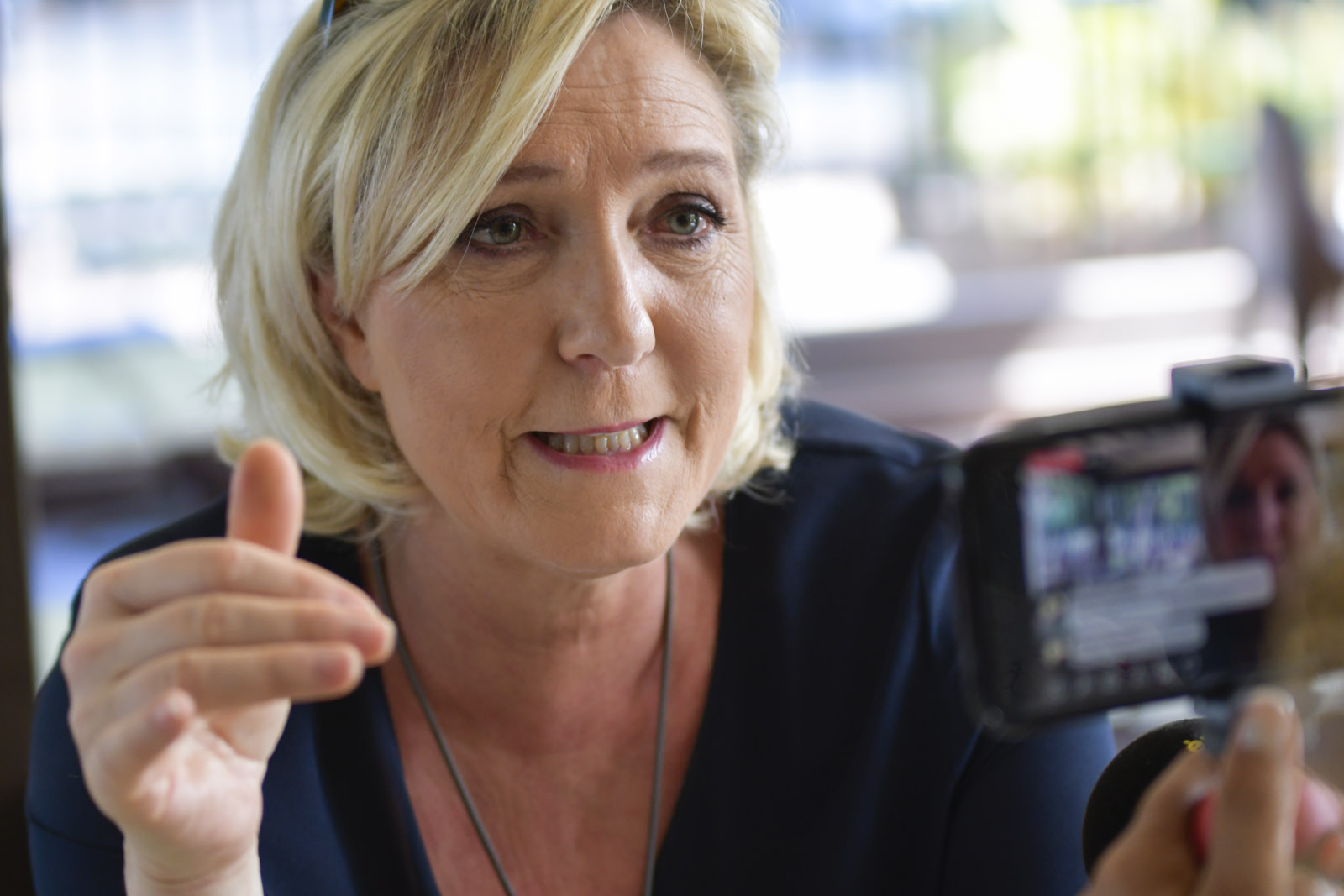 📷 1er jour de visite pour Marine Le Pen 