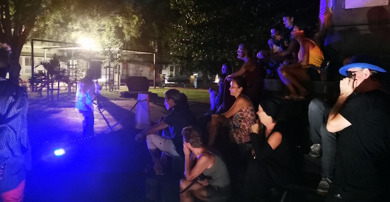Première soirée d’animations des Nuits Sans Lumière dans le Jardin de la Liberté à Saint-Paul