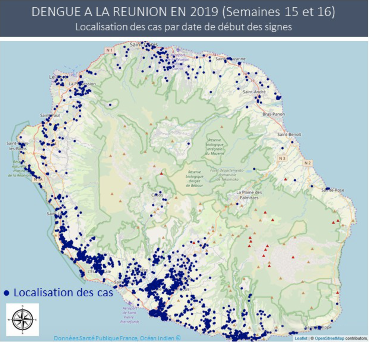 Dengue : Toutes les communes de l’île sont touchées