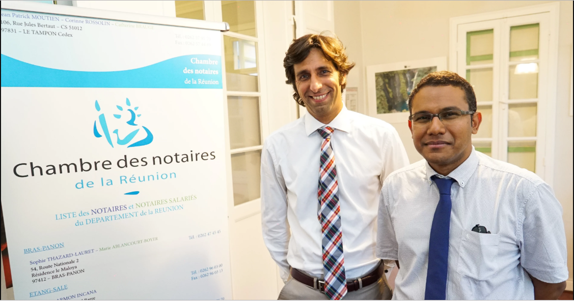 Chambre des Notaires de La Réunion : Haroun Patel succède à Dev Koytcha à la présidence