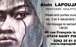 Alain Lapoujade Artiste peintre / Sculpteur expose les 3 & 4 décembre à St Pierre