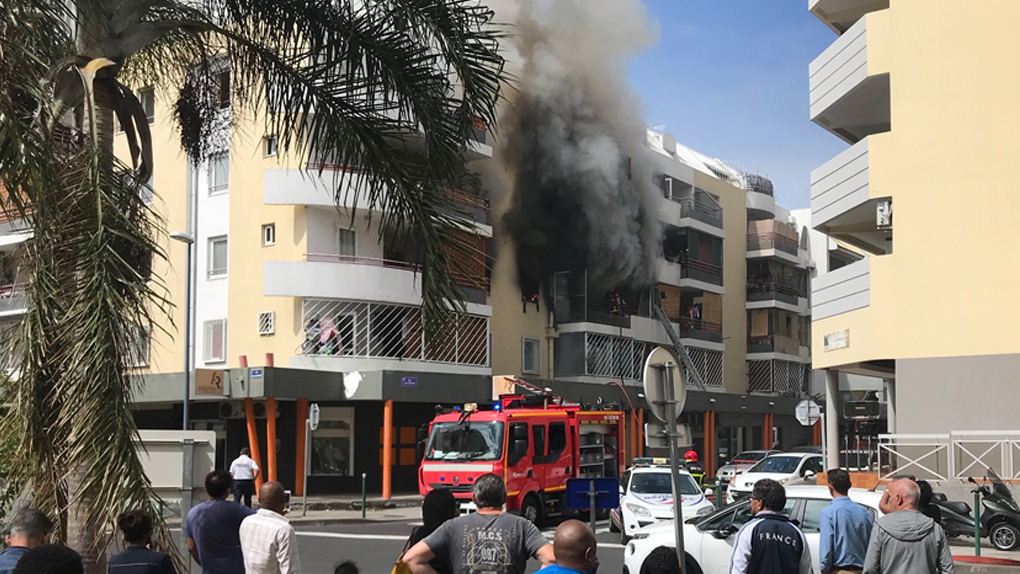 ▶️ St-Denis : Un appartement en feu au Butor