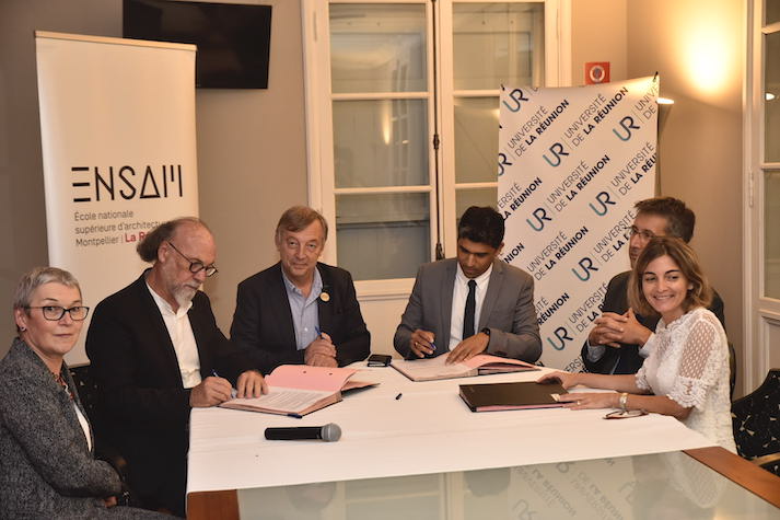 Signature de convention entre l'Université et l'ENSAM