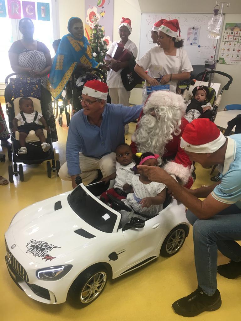 Même les enfants malades ont fêté Noël grâce au Rotary 
