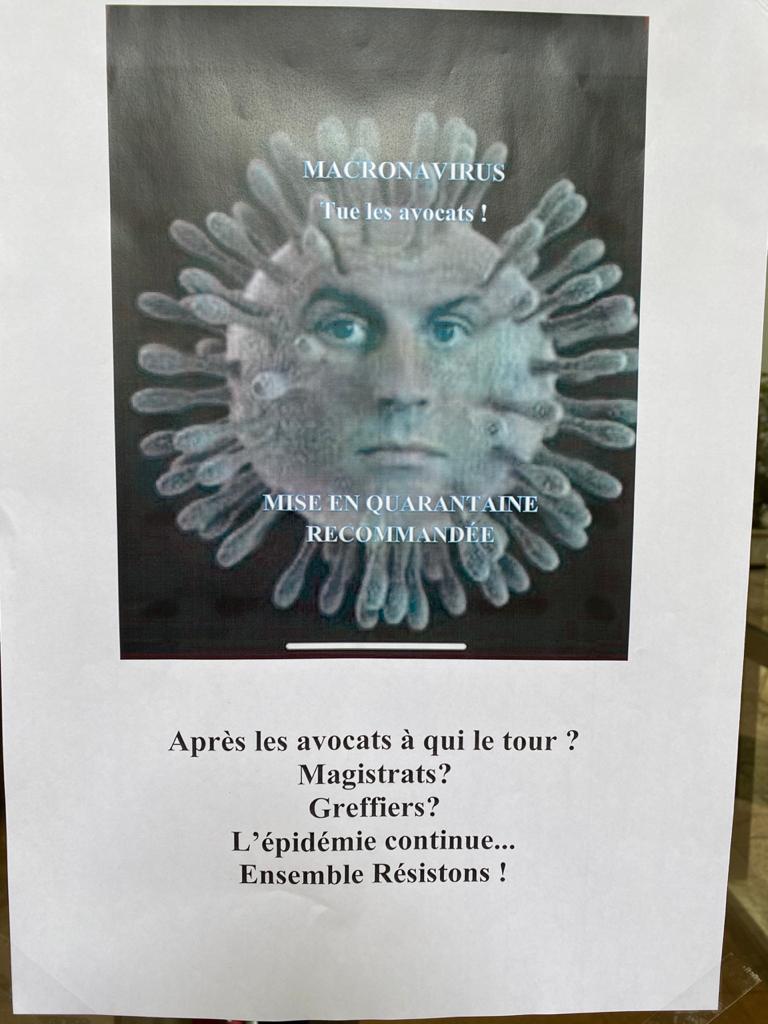 Les avocats de La Réunion se protègent du Macronavirus