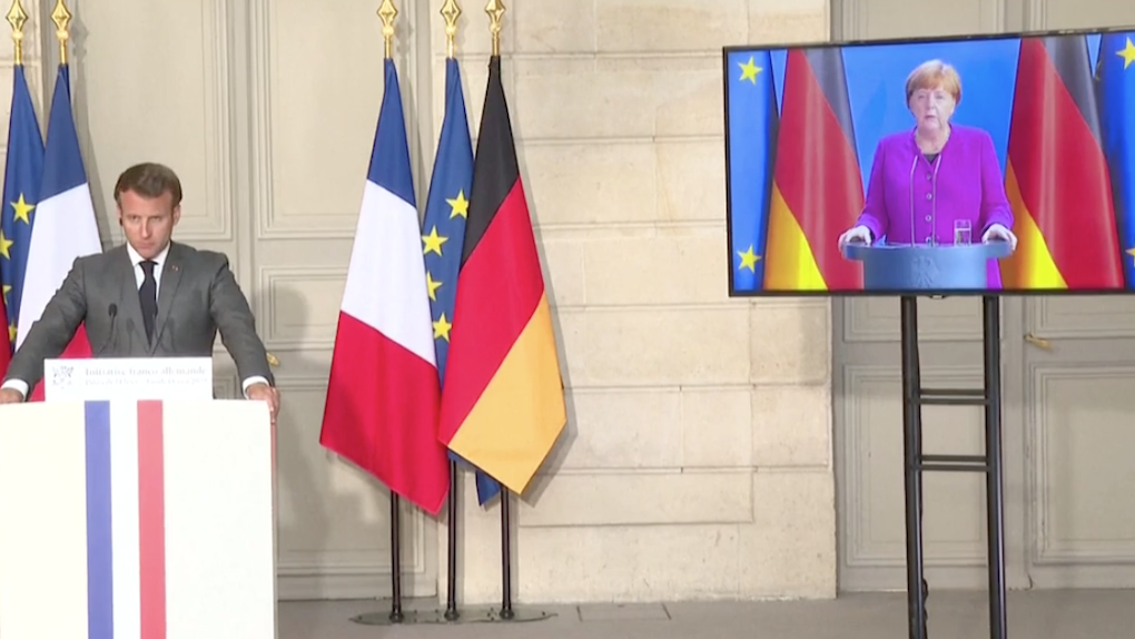 France et Allemagne proposent un plan européen de relance de 500 milliards d'euros