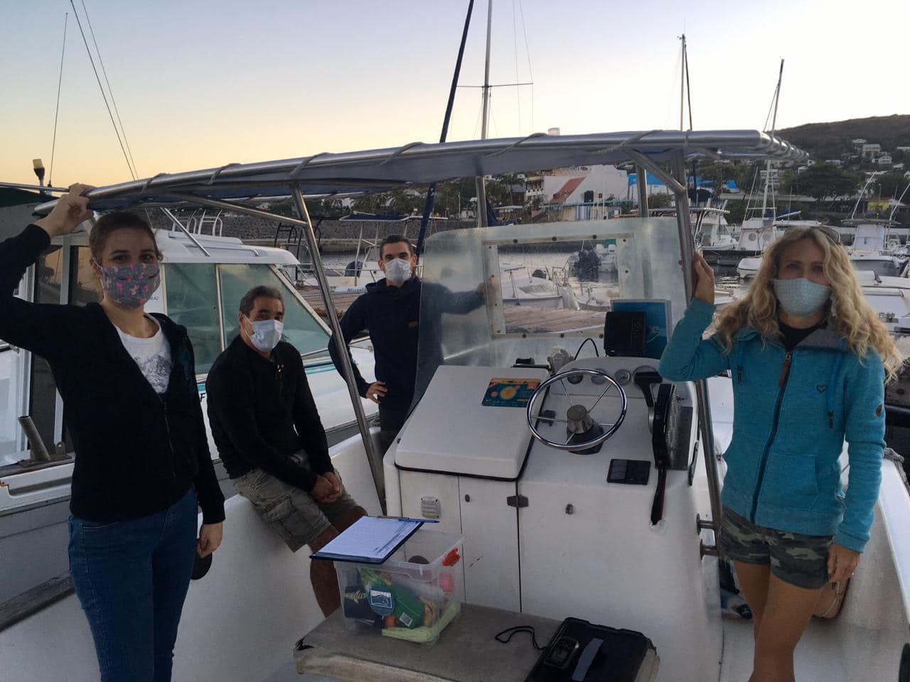 Masqués et distanciés, les bénévoles de Globice reprennent les observations en mer