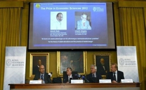 Le prix Nobel d'économie aux Américains Alvin Roth et Lloyd Shapley
