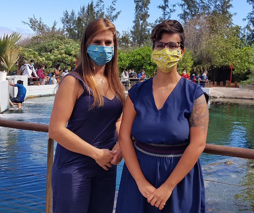 "Et si le virus c’était nous ?" Elles alertent en photos sur la pollution liée aux masques jetables