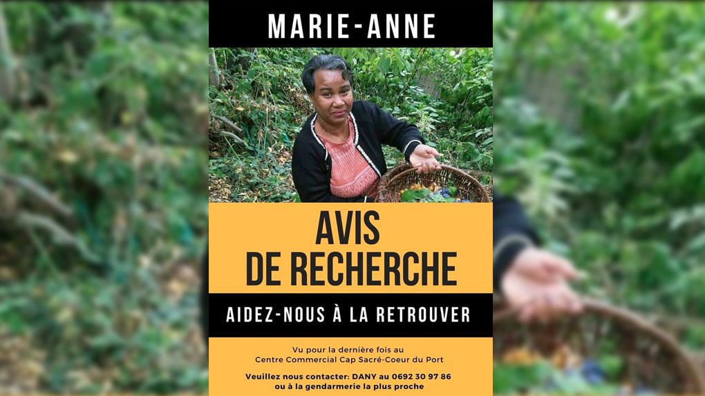 Marie Anne, 45 ans, portée disparue depuis dimanche