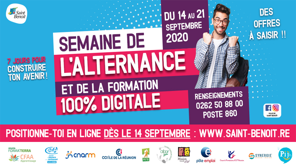 Saint-Benoît accueille la semaine de l’alternance 100% digitale