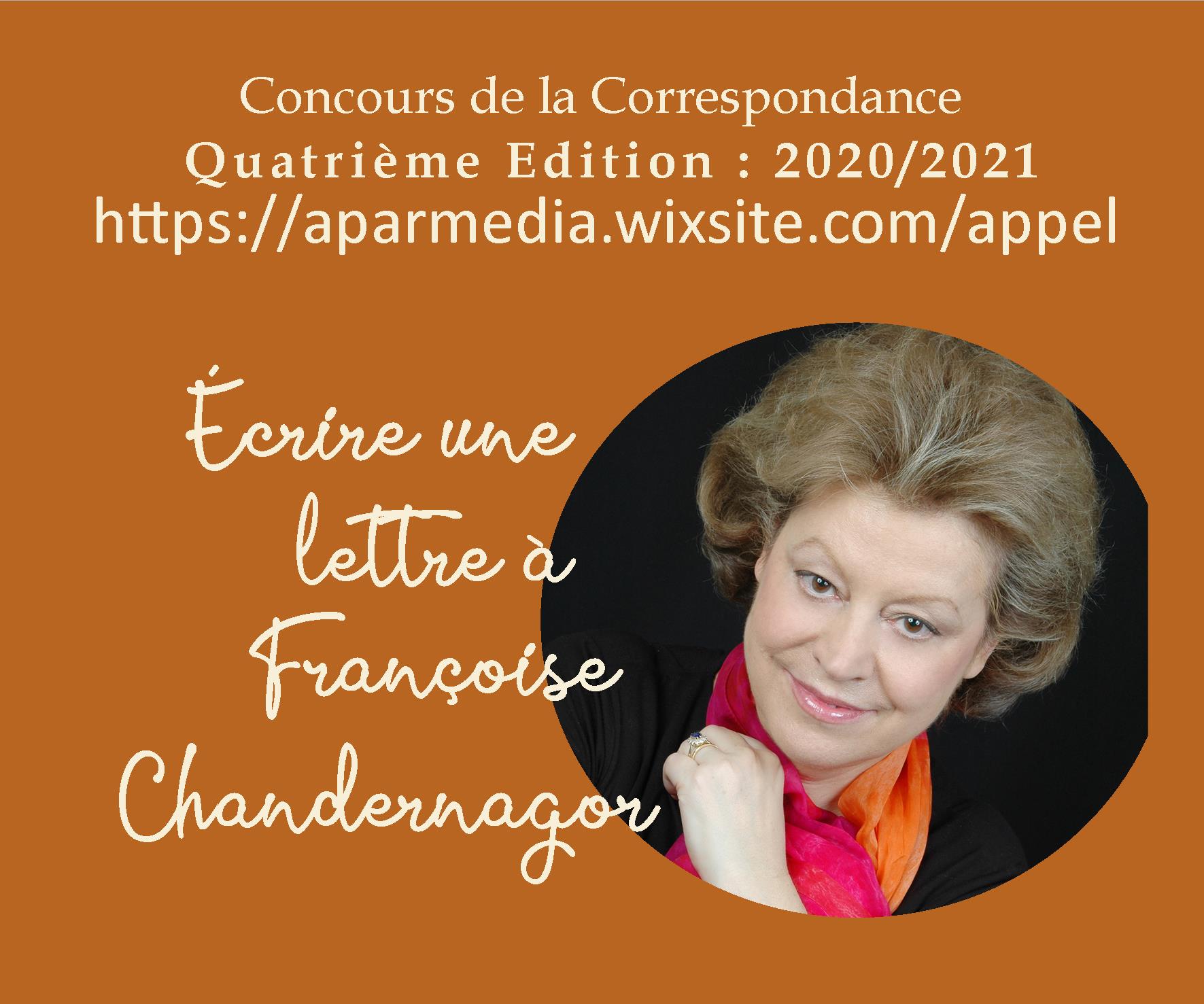 Françoise Chandernagor, marraine du Concours de la correspondance