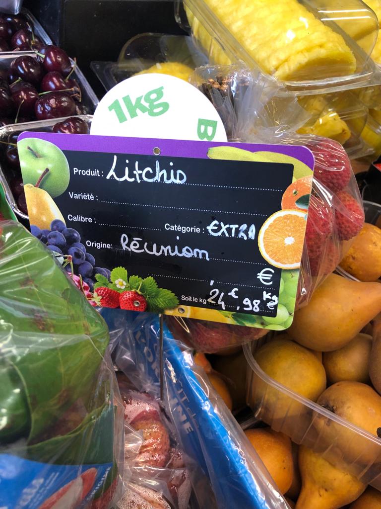Quand le kilo de letchis de La Réunion vaut 25€ ...