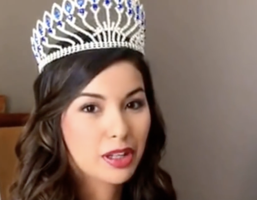 Miss Réunion 2016 s'engage au sein des Jeunes avec Macron