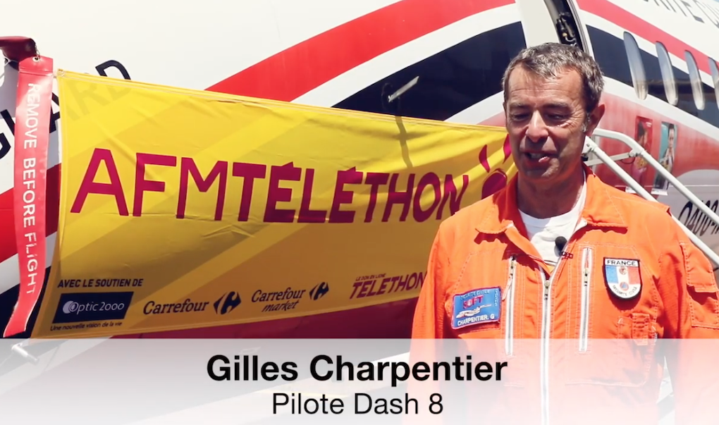 VIDEO: L'équipe du Dash-8 participe au Téléthon