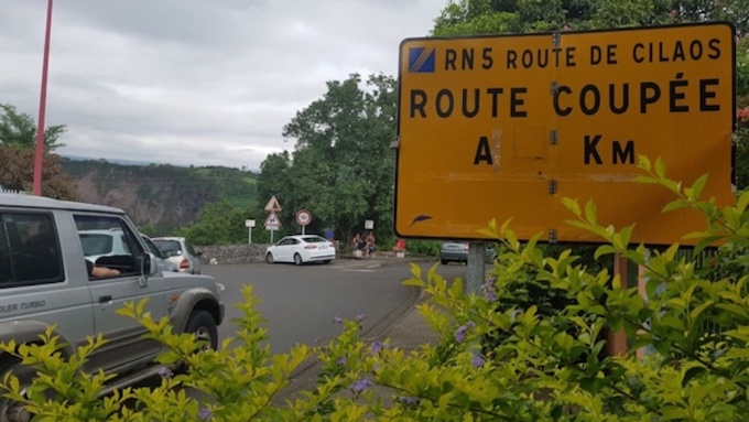 Route de Cilaos: Des coupures de circulation ce matin