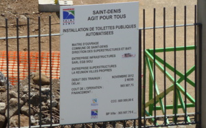 Parc de la Trinité : Installation de toilettes publiques automatisées