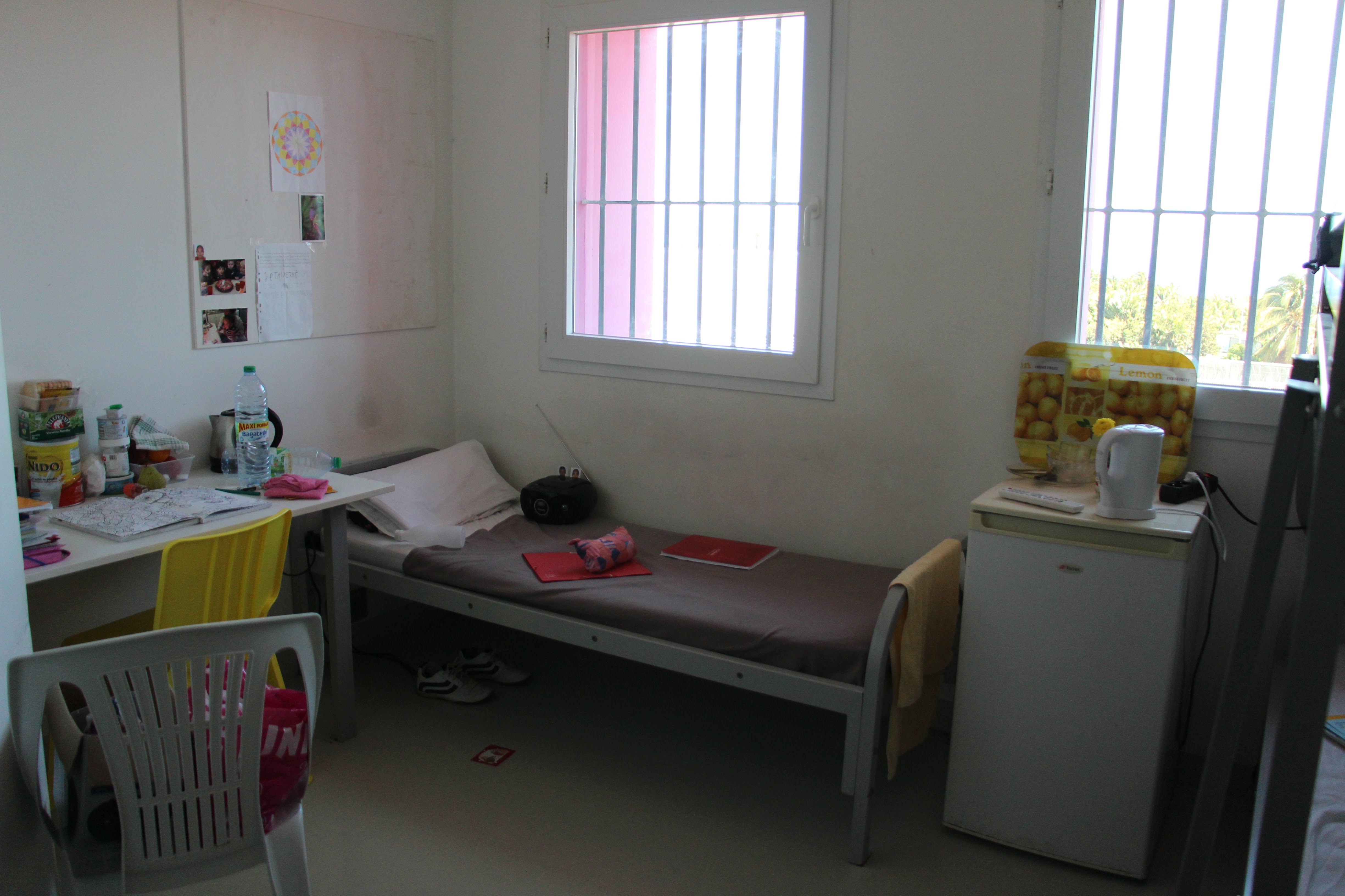 Une cellule du centre de détention de Domenjod (Photo d'archives : © Pierre Marchal - Anakaopress)