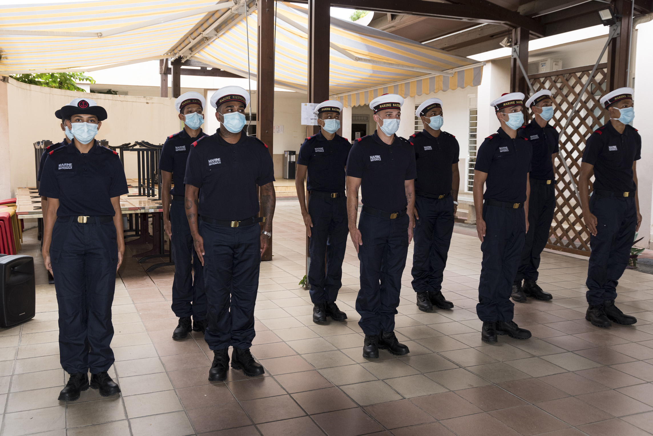 La Marine nationale incorpore 10 Réunionnais à la base navale du Port des Galets