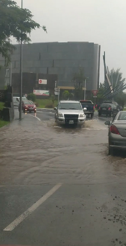 Intempéries : Chaussées inondées
