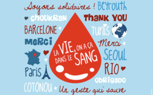 Une "méga collecte" pour la journée mondiale des donneurs de sang