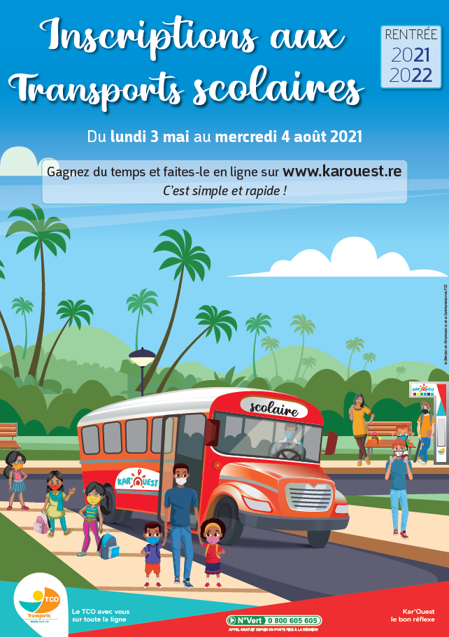 Transports scolaires | Inscriptions ouvertes du 3 mai au 4 août 2021