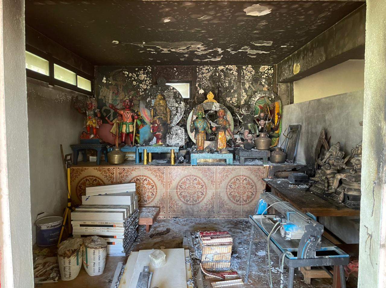 Un temple hindou vandalisé dans la nuit à Saint-André