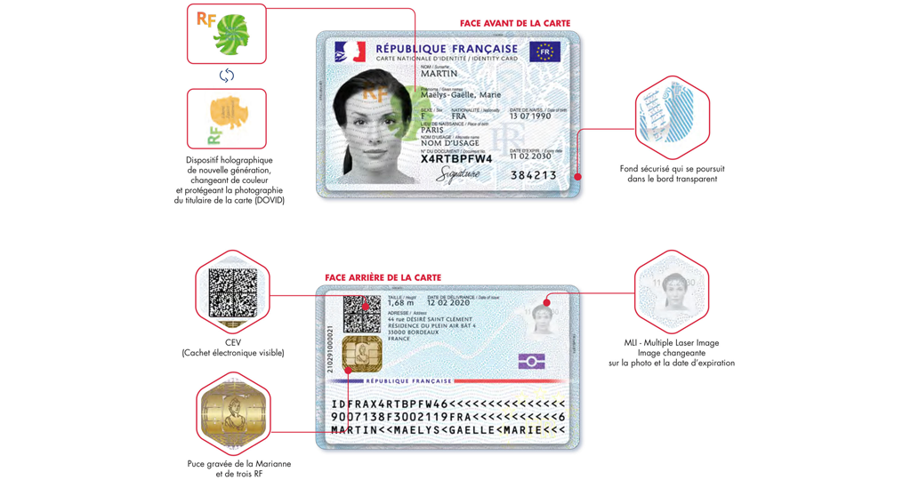 La nouvelle carte d’identité entre en vigueur ce 2 août