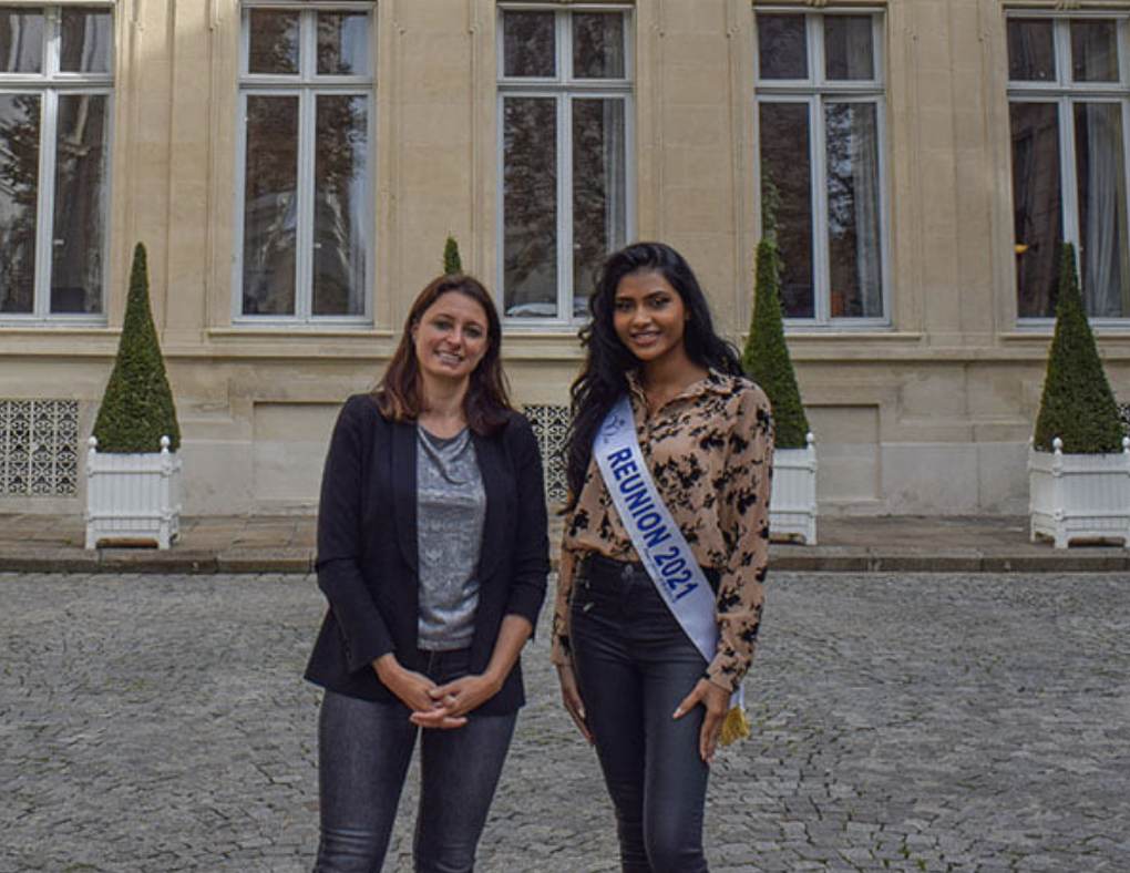 ​Miss Réunion 2021 reçue au Ministère de l’Intérieur cette semaine