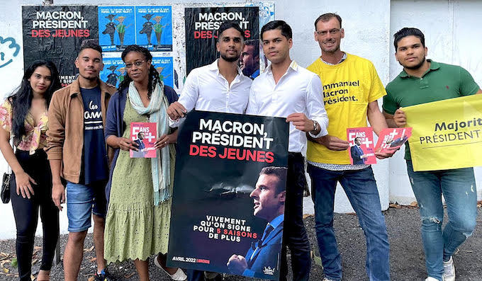Les Jeunes avec Macron 974 lancent leur campagne d’affichage
