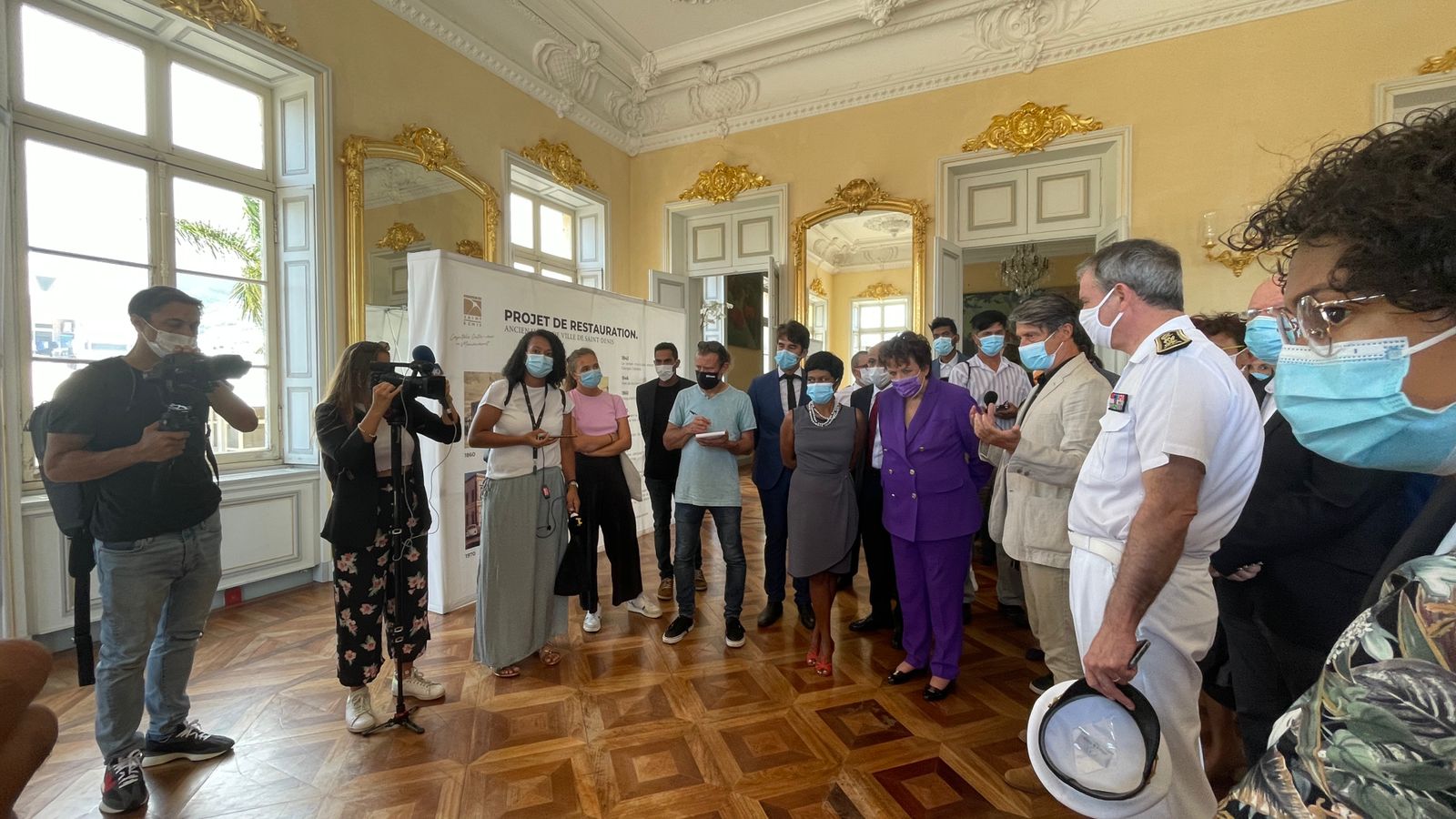 Vidéo - Roselyne Bachelot annonce la rénovation du patrimoine dionysien